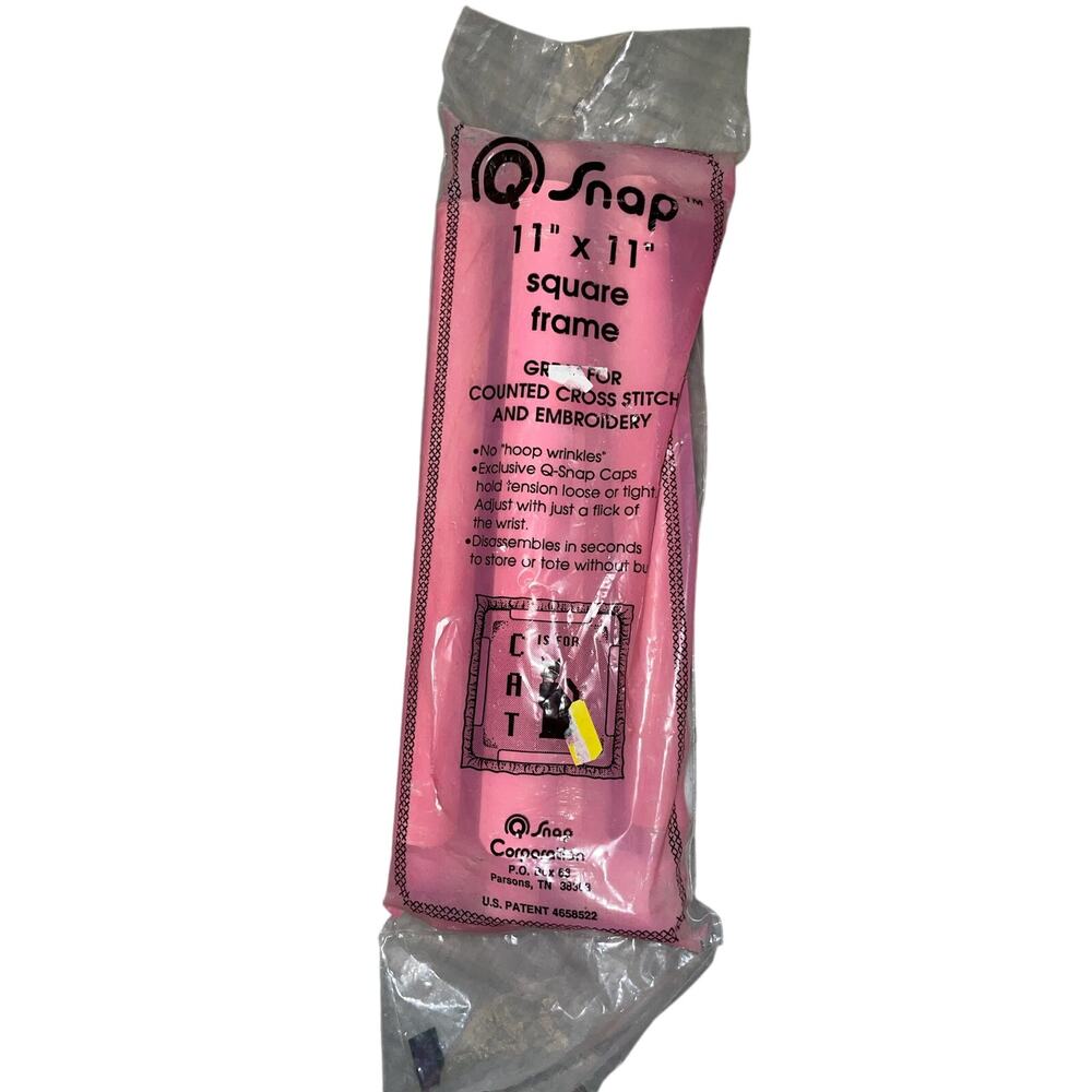 Q-Snap Frame | 11x11 | Cross Stitch Embroidery | Y2K Vintage | NWT in Bag
